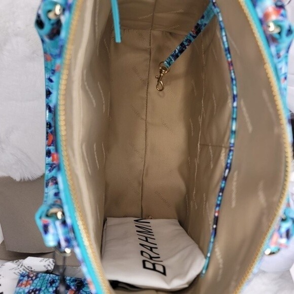 NWT BRAHMIN 2 PCS SET DESIGNER COLLECTABLE SATCHEL / SHOULDER BAG WALLET - Picture 12 of 14